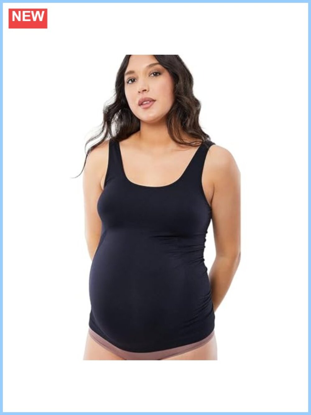 Maternity Nursing Cami Crossover Front Tank Top Belly Support